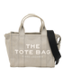 Small The Tote, &pound;110, Handbags, Grey, Canvas, Front view